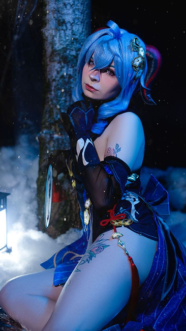 Ganyu cosplay